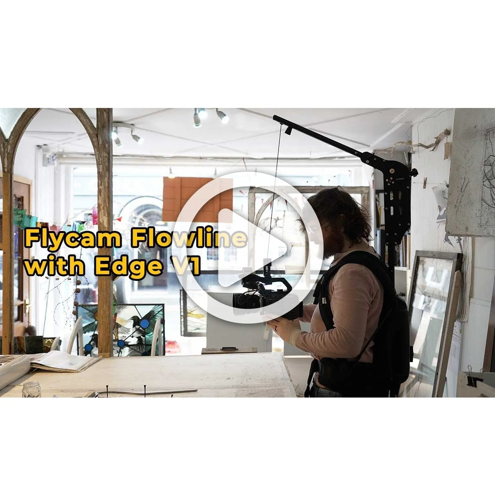 Flycam Flowline Starter with Edge V1 Stabilization Arm for Cameras & Gimbals