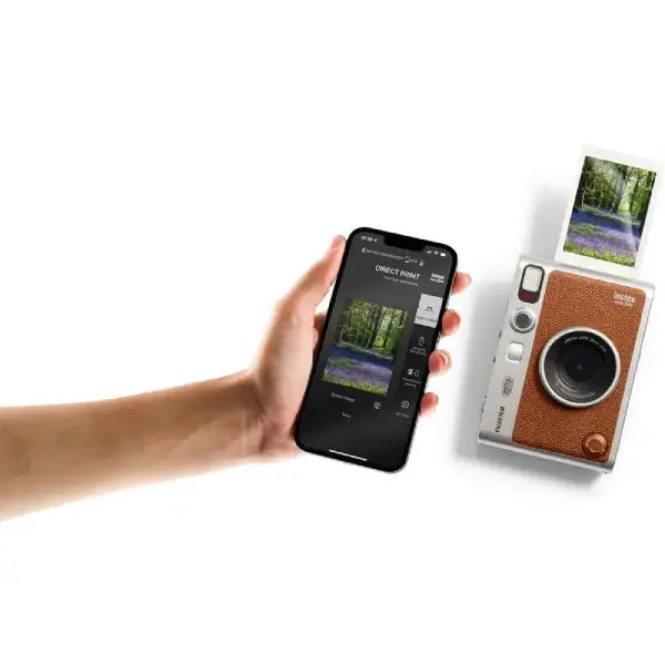 Fujifilm Instax Mini Evo Hybrid Instant Camera Kit (Brown)