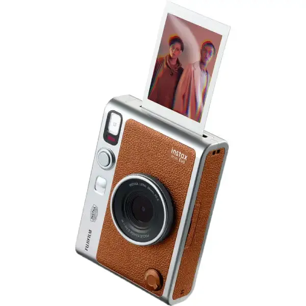 Fujifilm Instax Mini Evo Hybrid Instant Camera Kit (Brown)