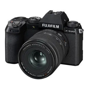 Fujifilm X-S20 Mirrorless Digital Camera - Black - Camera   16-50mm Lens