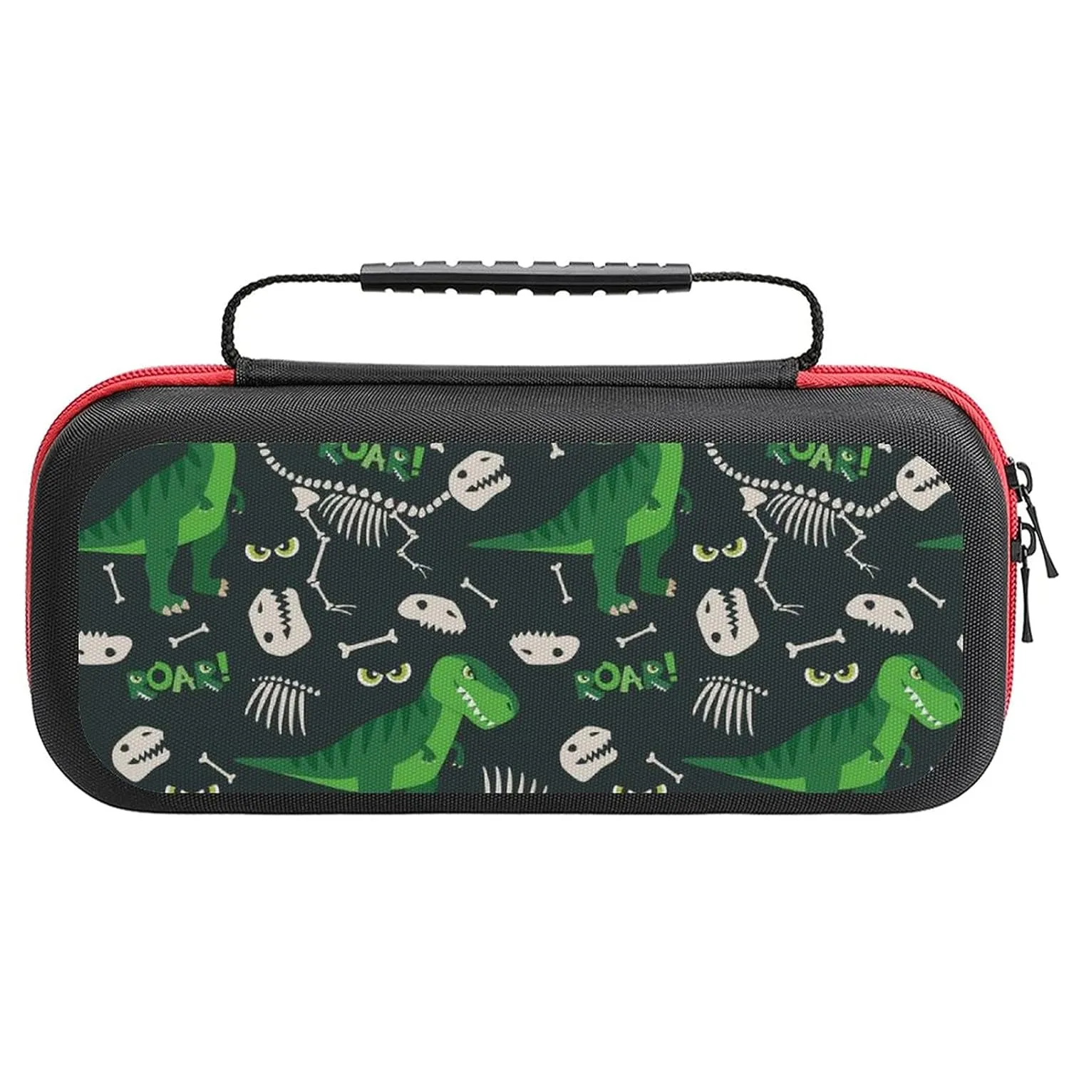 FunnyStar Rex And Dino Bones Roar Printed Carrying Case Storage Bag For Nintendo Switch Lite & Accessories Travel Portable, One size, FunnyStar