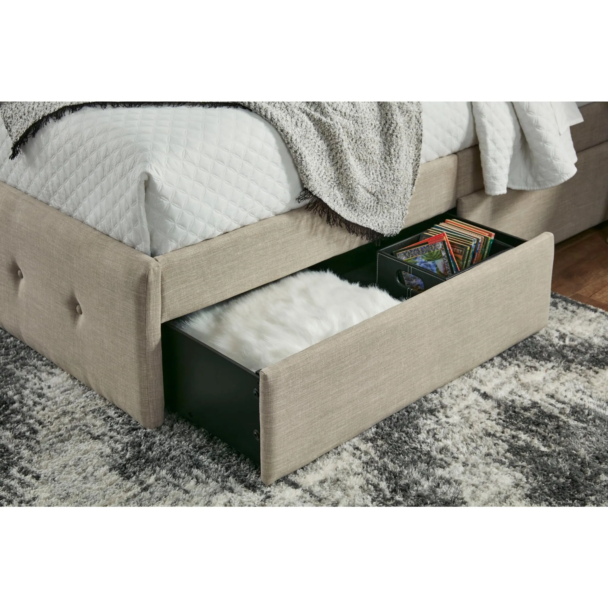 Gladdinson Twin Bed w/Storage