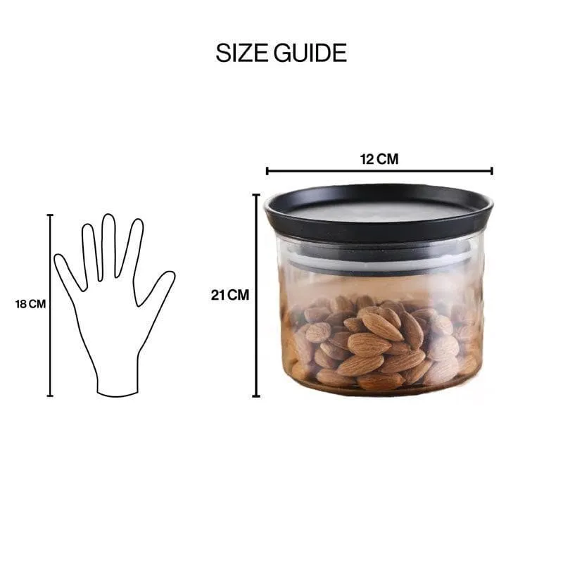 Grey Spice Squad Jars (600 ml each) - Set Of Six