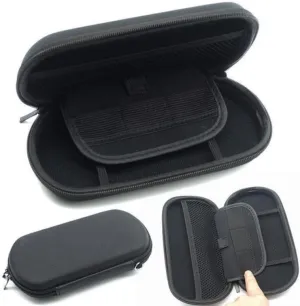 Hard Carry Case for Trimui Smart Pro/Powkiddy RGB10 Max3 inch Handheld Game Console, Travel Bag fits Trimui Smart Pro Accessories,Black/Double Pocket/Large Capacity