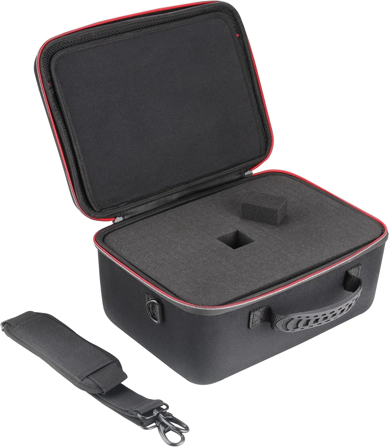 Hard Case with DIY Customizable Foam Inserts, EVA Shock Resistant Outdoor Hard Case for Small Drones, Storage and Transporting SLR Cameras, Digital Video Cameras, Pistols, Portable Speaker And More