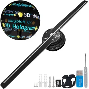 Holographic 3D Projector, Floating Displays with HD LED Lights