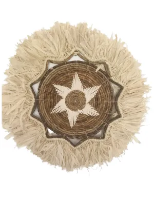 Hula Raffia Wall Hanging - Dark