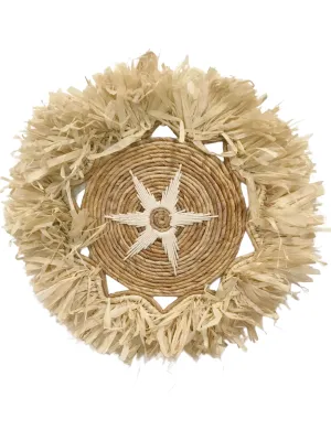 Hula Raffia Wall Hanging - Natural