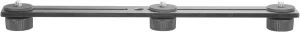iBOLT 10 inch Tripod Camera Slider Bar with 3 Camera (_ inch) Screw attachments- Great for Adding Additional Microphones, LED Lights, Camera Flash, Monitors, etc.- DSLR Cameras, GoPros, Video Cameras