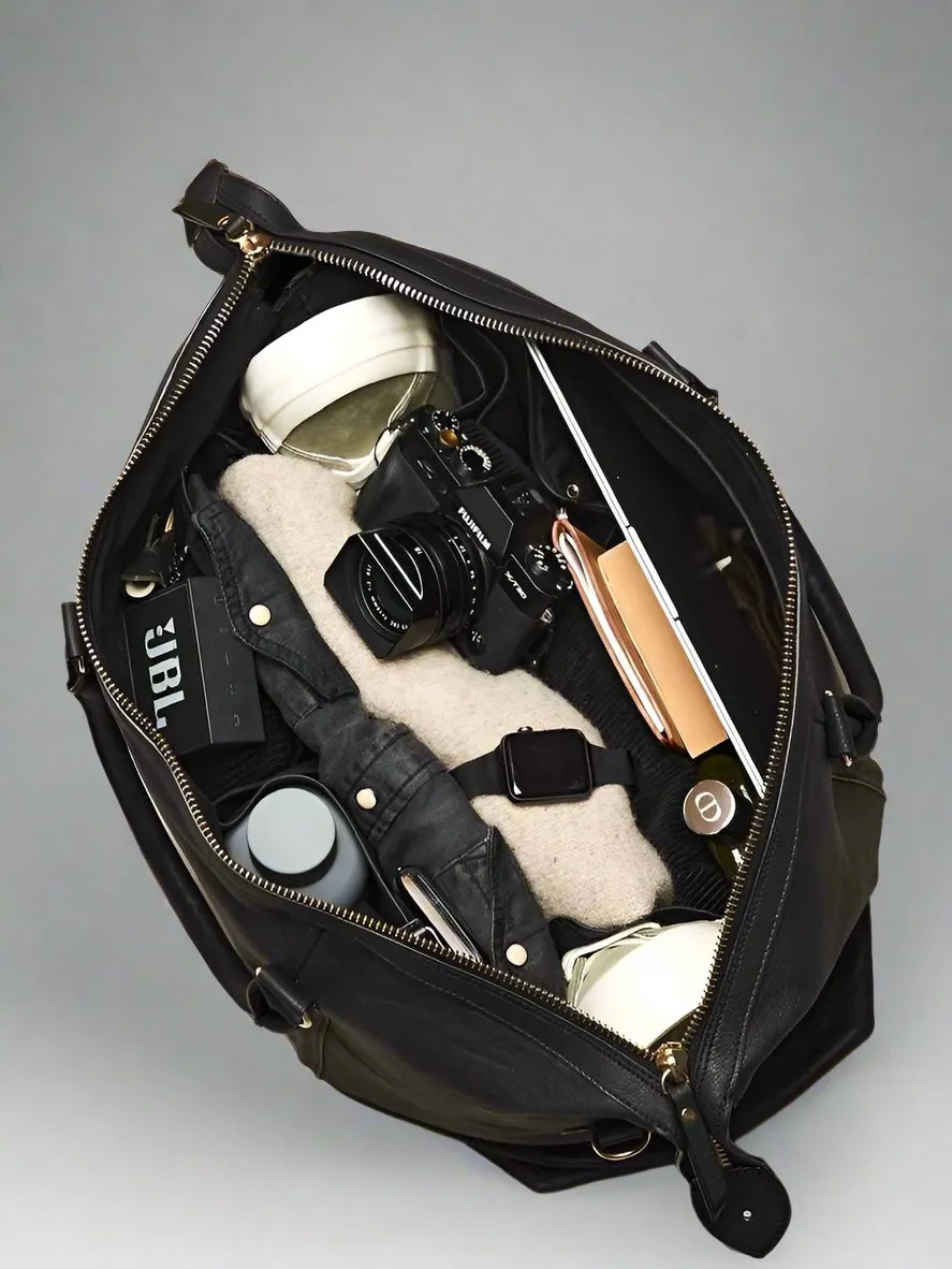 JOSEFINA Leather Cabin Travel Bag