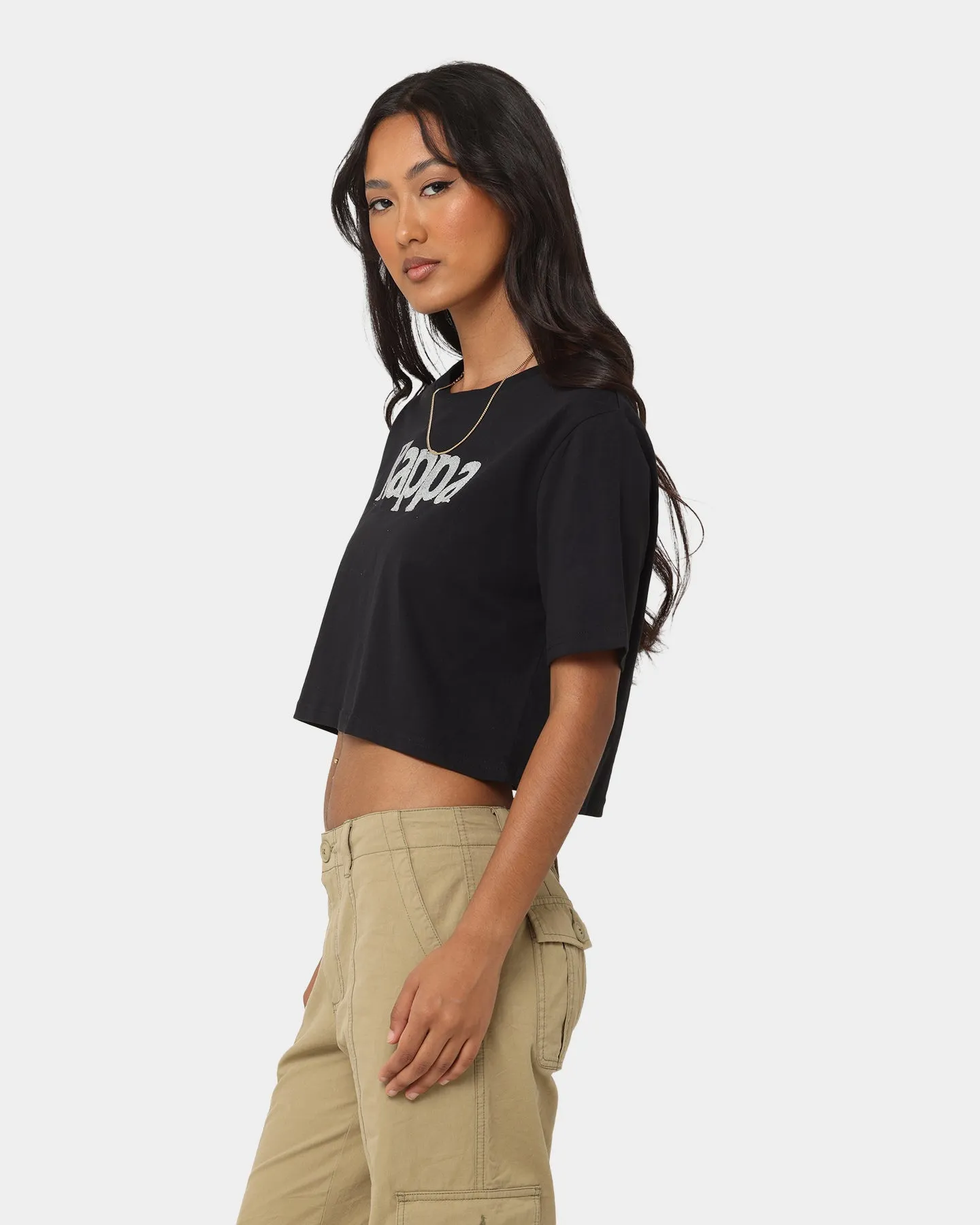 Kappa Women's Authentic Elegraphy T-Shirt Black