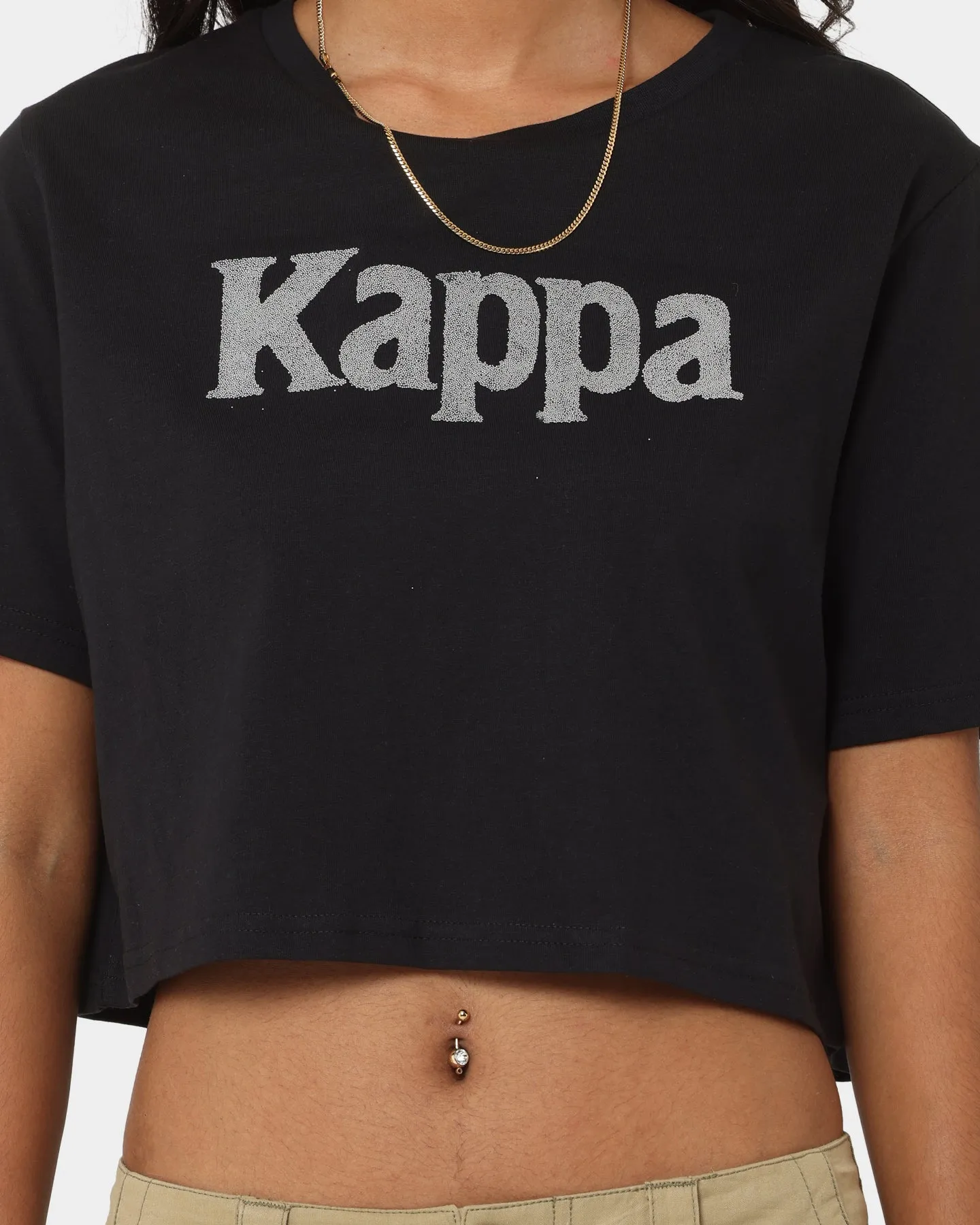 Kappa Women's Authentic Elegraphy T-Shirt Black