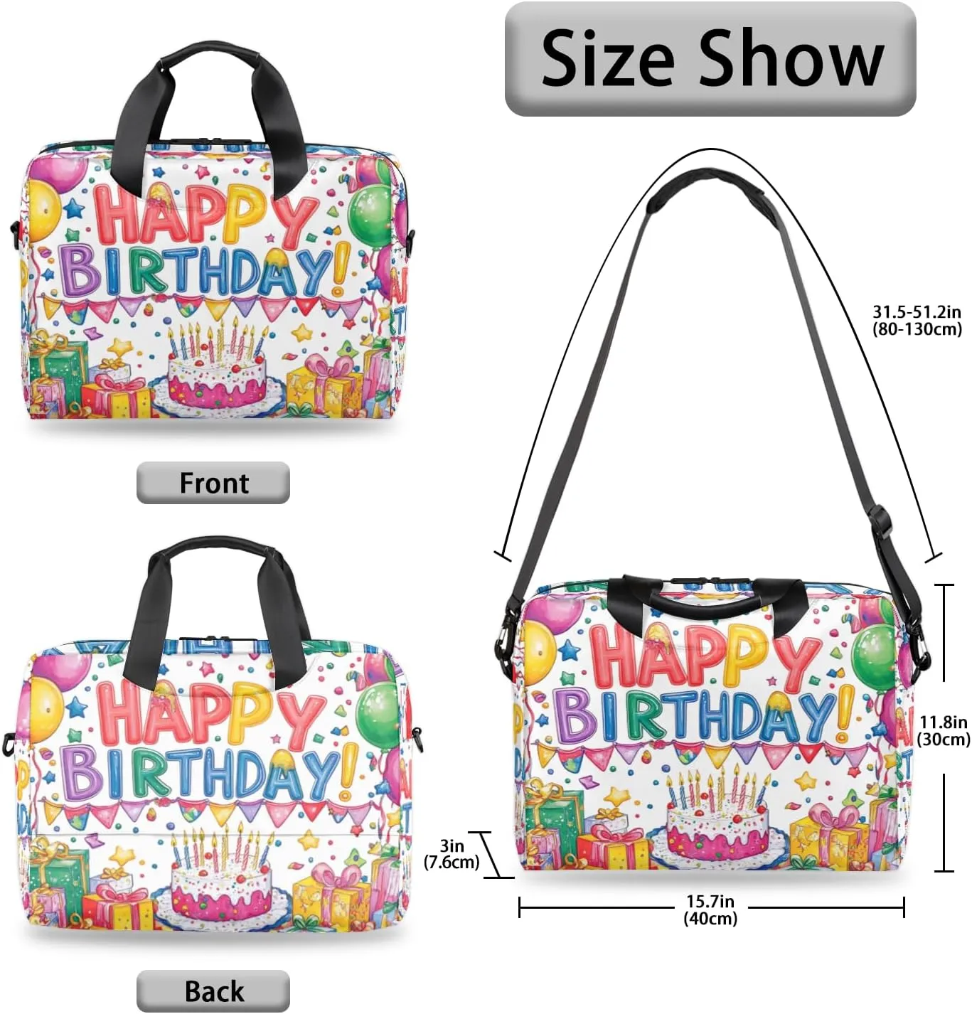 Laptop Bag for 14 15 15.6 Inch Waterproof Laptop Sleeve Case Computer Bag