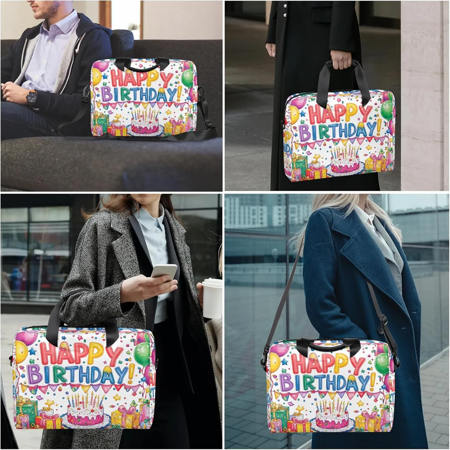 Laptop Bag for 14 15 15.6 Inch Waterproof Laptop Sleeve Case Computer Bag