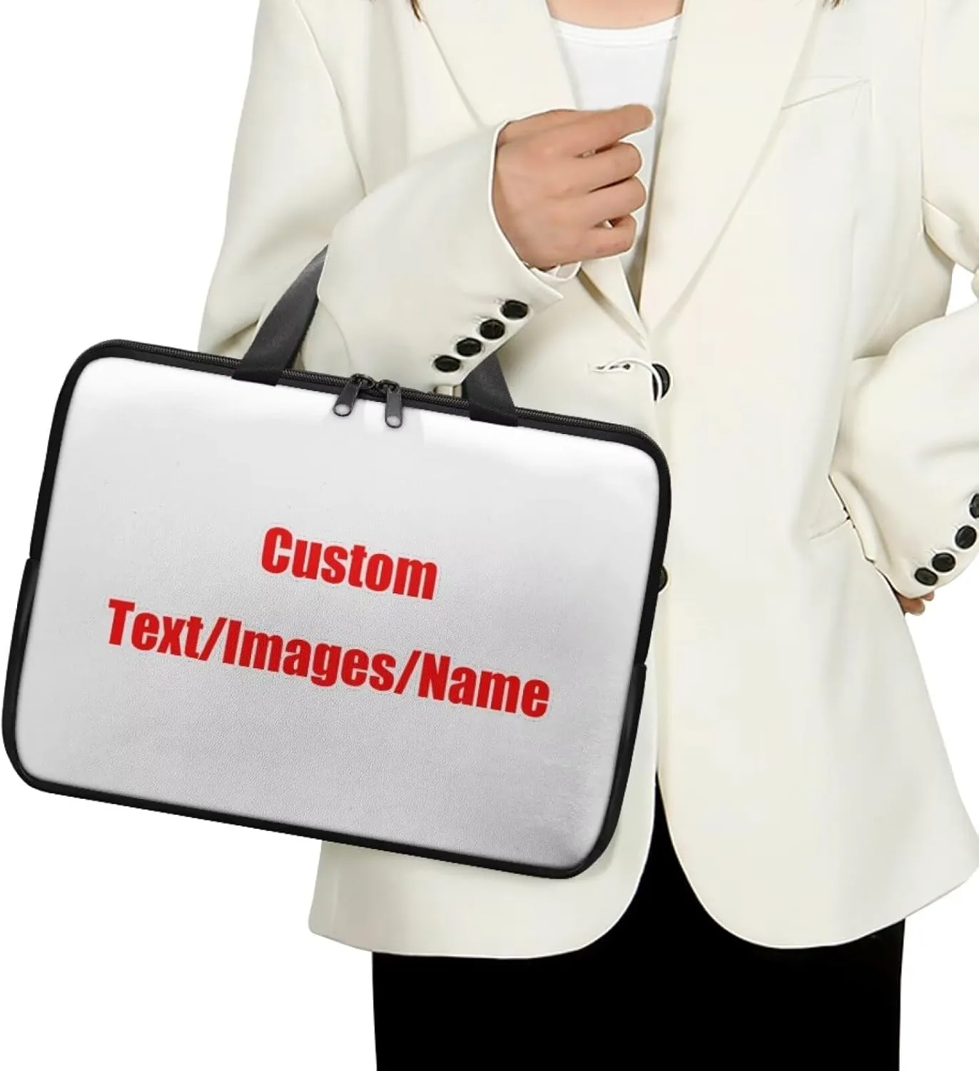 Laptop Bag for Women Men 10-17 Inch Waterproof Pu Leather Laptop Briefcase Handbag Portable Work Computer Tote Bag