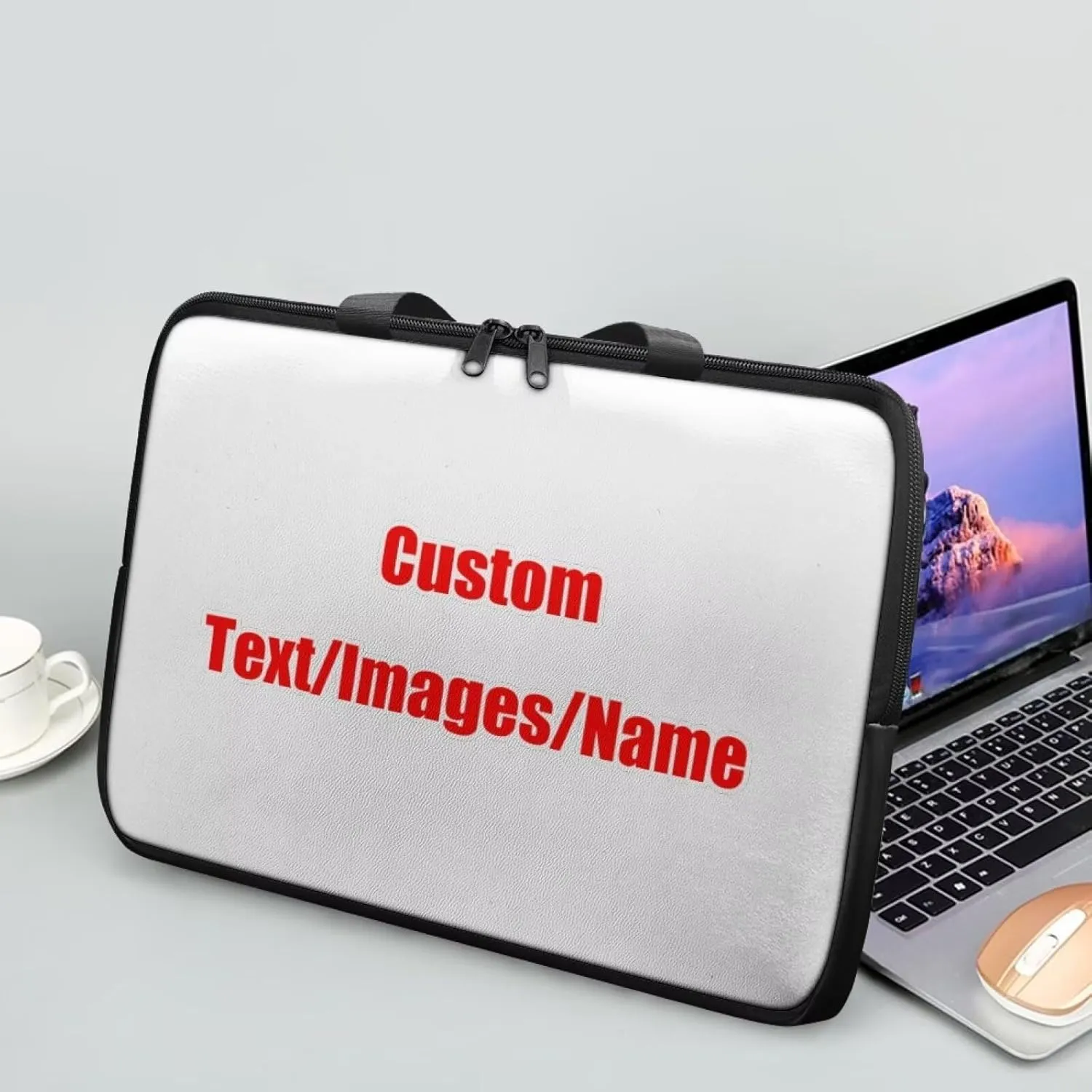 Laptop Bag for Women Men 10-17 Inch Waterproof Pu Leather Laptop Briefcase Handbag Portable Work Computer Tote Bag
