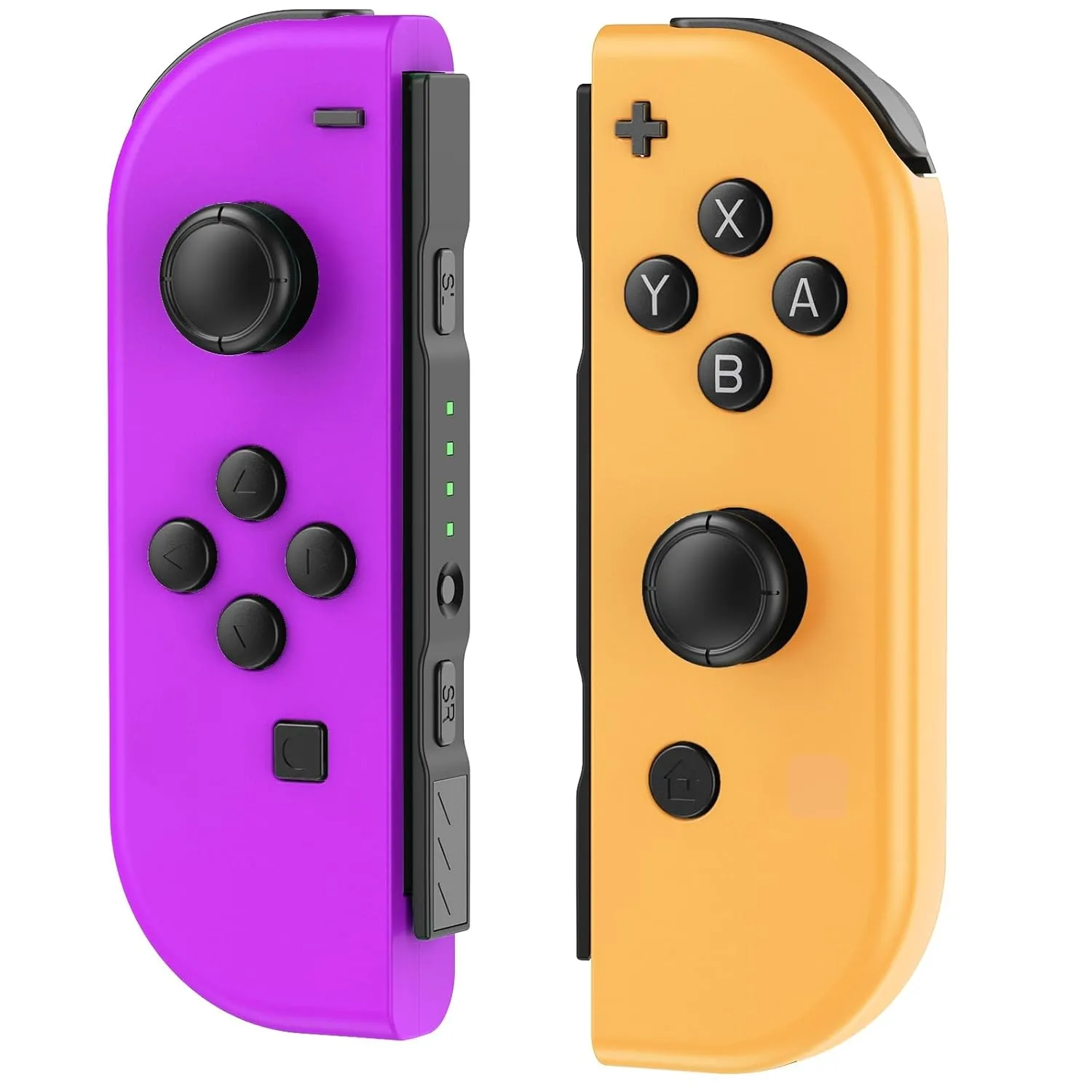LNLBADNZ Replacement for Nintendo Switch Controller, Switch Wireless Controllers Compatible with Switch/Lite/OLED, Support Motion Control/Wake-up/Dual Vibration (Purple-Orange)