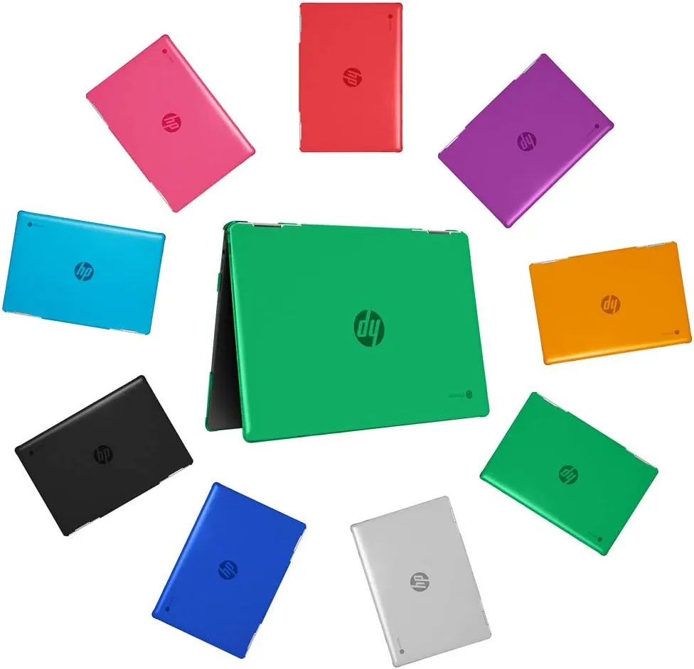 mCover Case Compatible for 2020~2022 14" HP Chromebook x360 14a-CA0000 Series laptops ONLY (NOT Fitting Any Other HP laptops) - Black