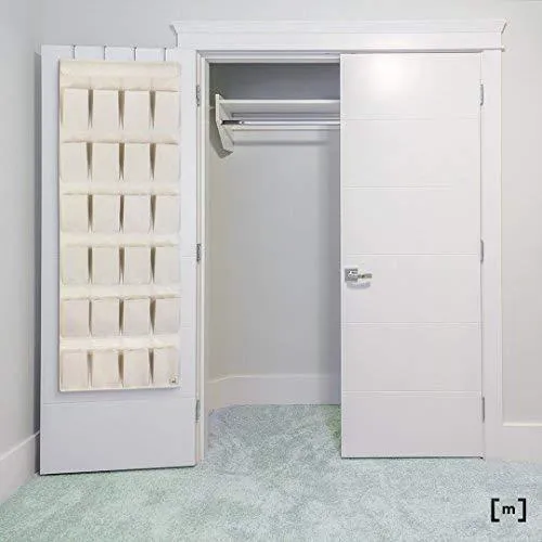 Mindspace Over The Door Shoe Organizer Rack | Hanging Shoe Organizer for Closet for Closet Organization & Laundry Room, Pantry, Bathroom Organizer