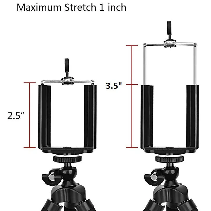 Mini Portable and Adjustable Tripod for Mobile Phones and Digital Cameras