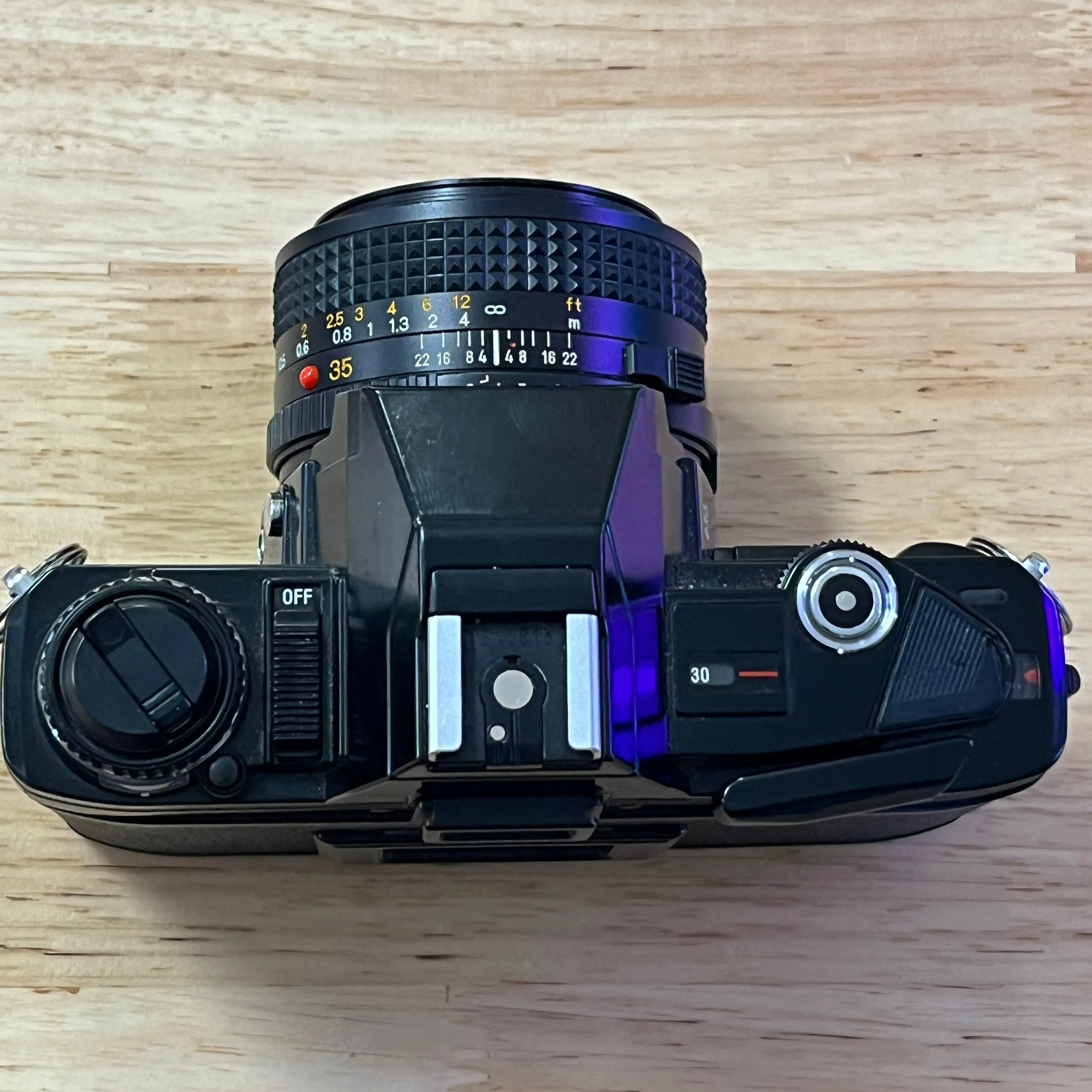Minolta X-7A w/ 35mm lens 2.8