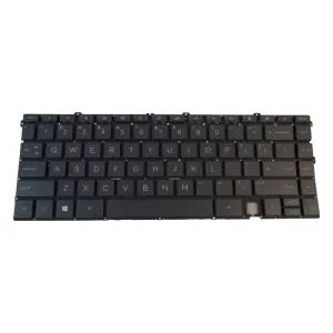 New Black Non-Backlit Keyboard for HP ENVY 13-AY Laptops