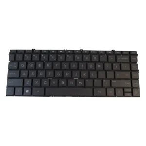 New Black Non-Backlit Keyboard for HP Spectre 13-AW Laptops
