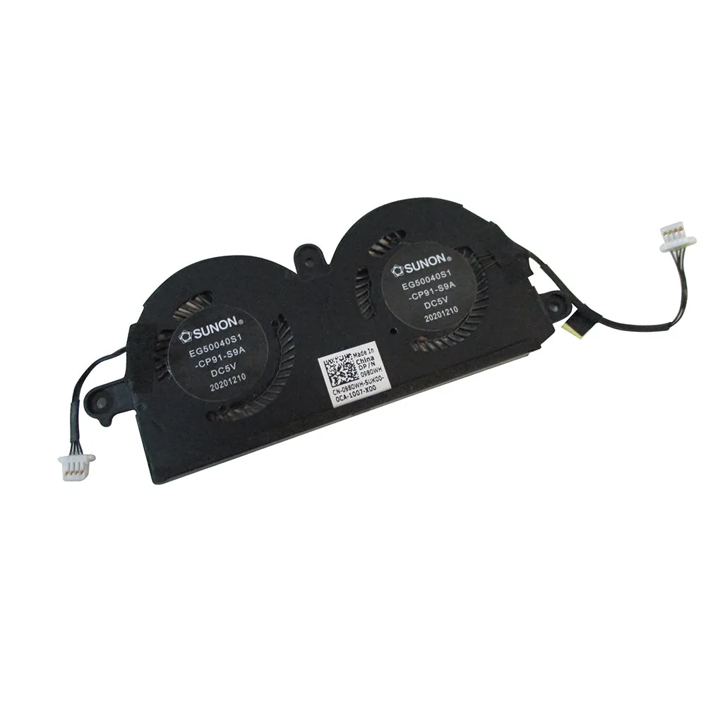 New Cpu Fan for Dell XPS 13 9370 9380 Laptops - Replaces 980WH
