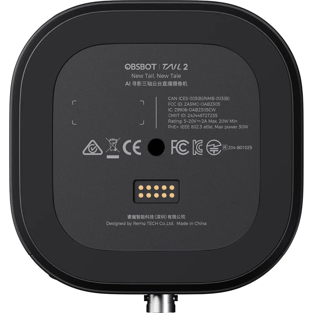OBSBOT Tail 2 AI-Powered PTZR 4K Live Production Camera