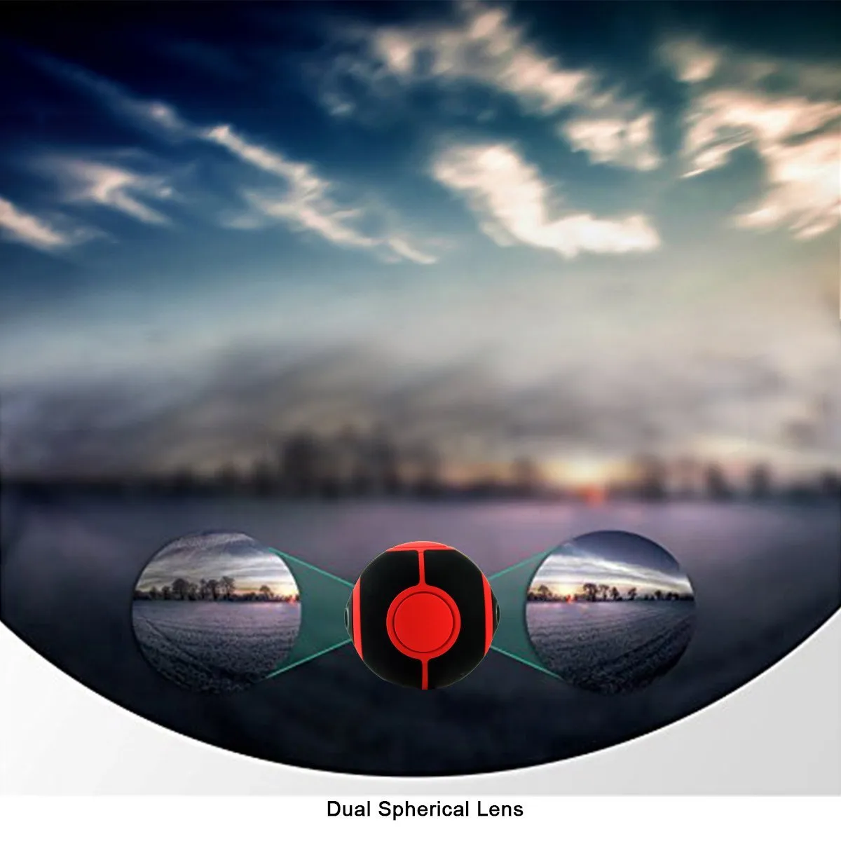 Pano Live 360 Panoramic Video Recorder for Android With Dual Cameras