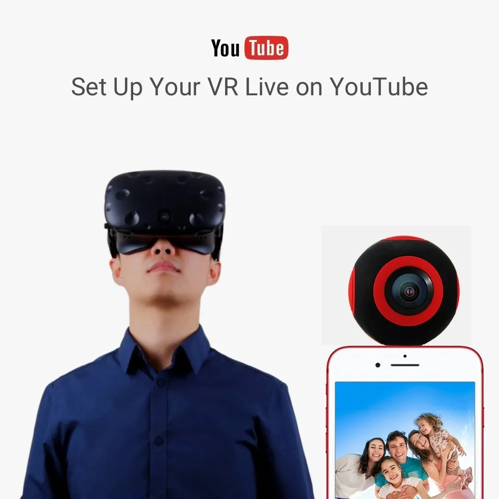 Pano Live 360 Panoramic Video Recorder for Android With Dual Cameras