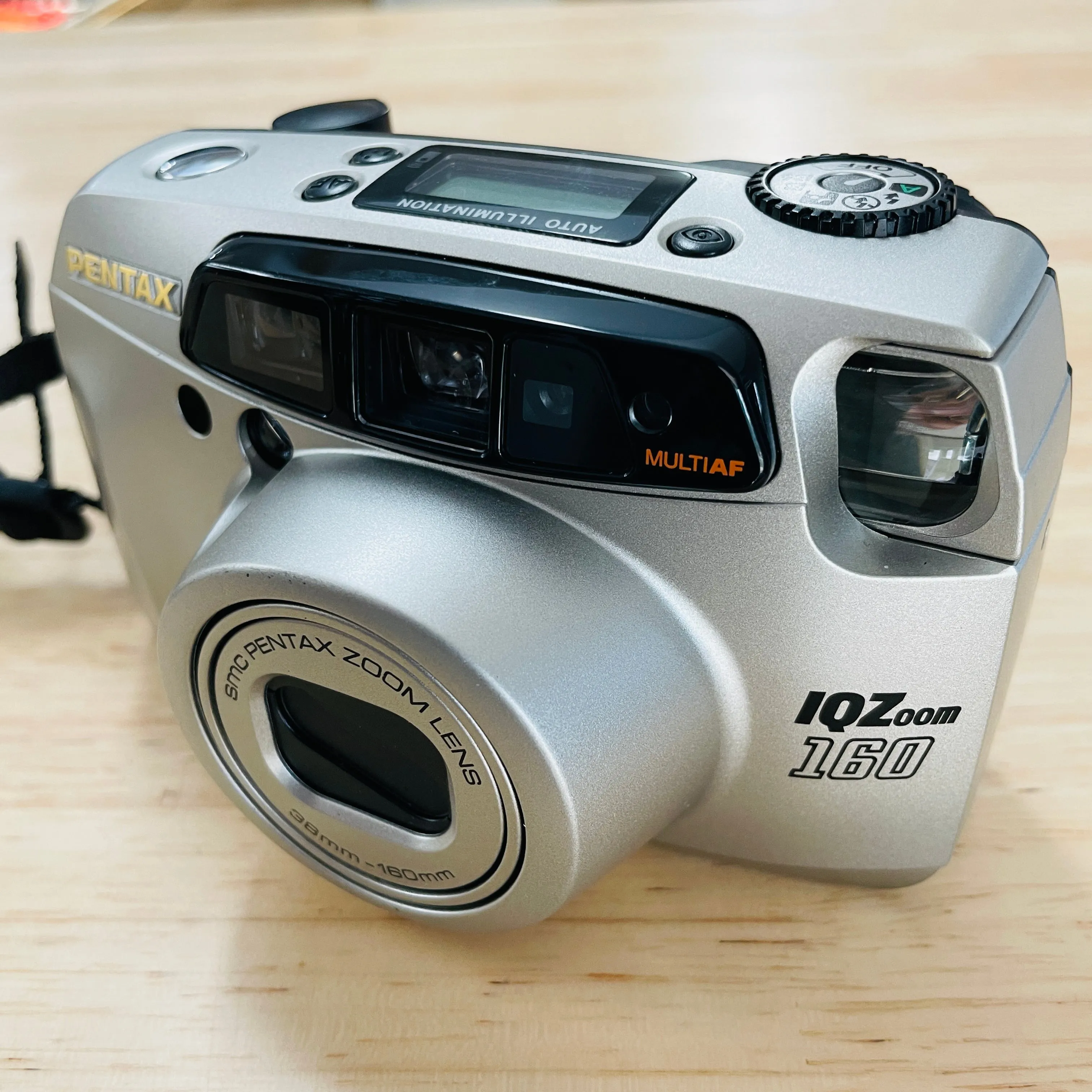 Pentax IQ Zoom 160M 35mm Point & Shoot Film Camera