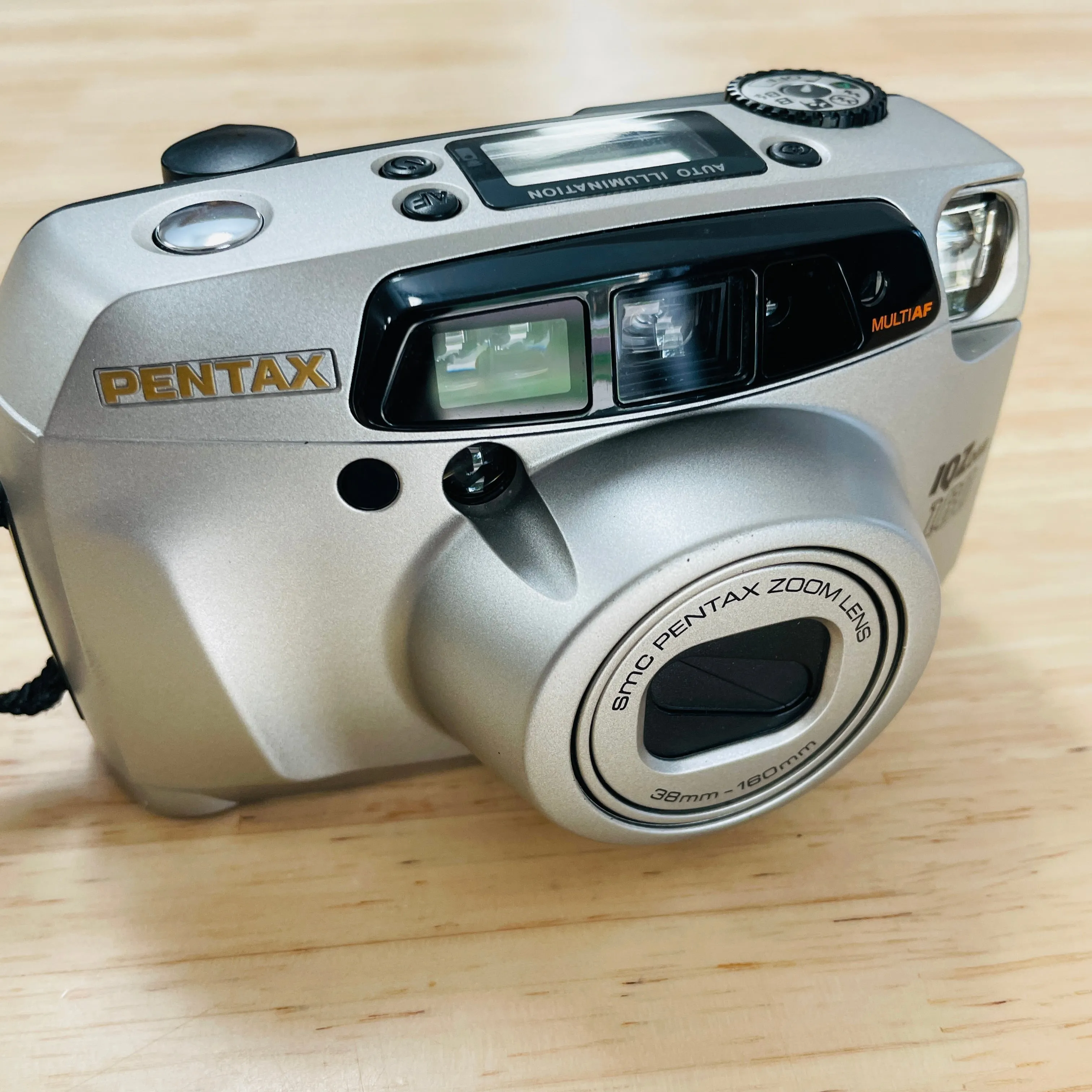 Pentax IQ Zoom 160M 35mm Point & Shoot Film Camera