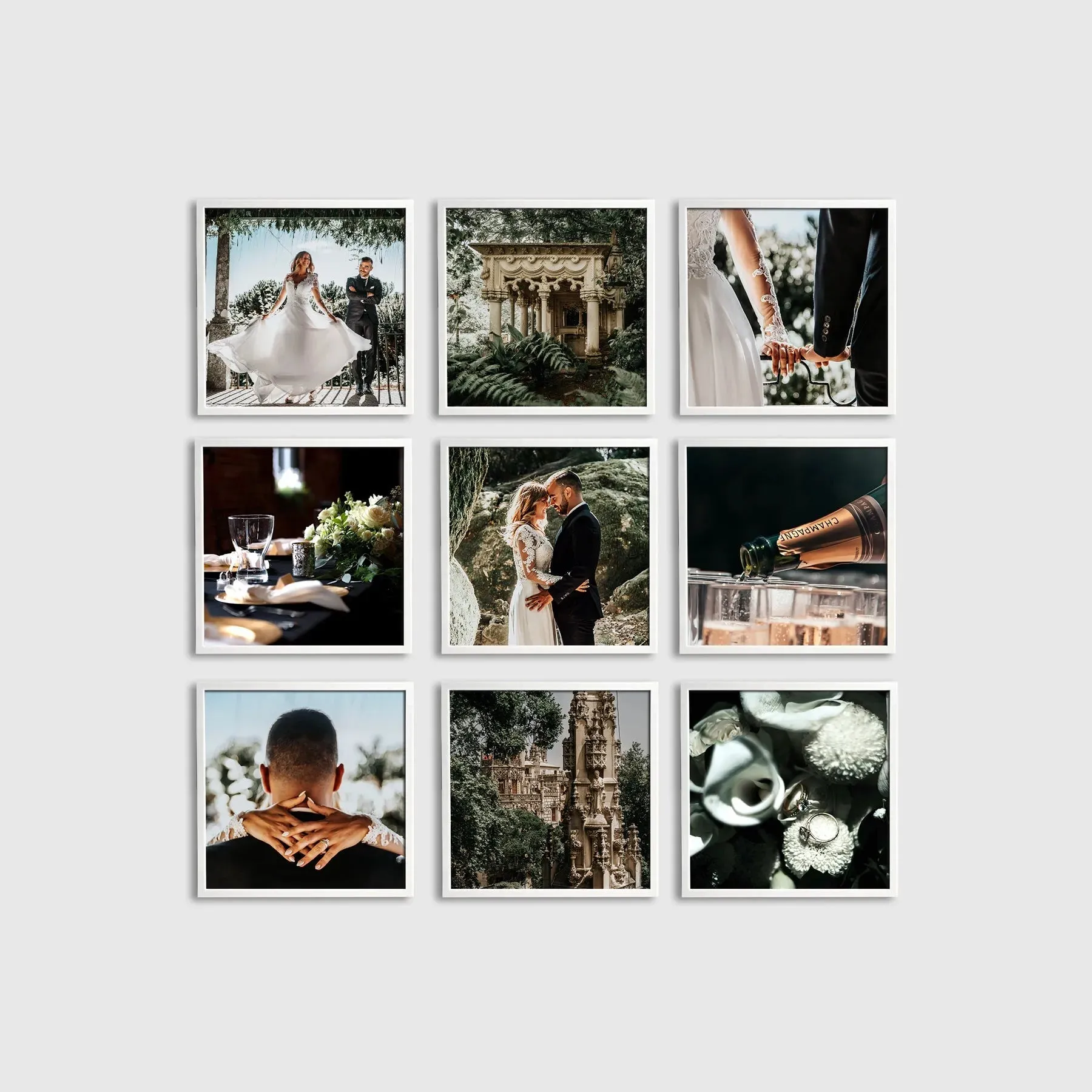 Photo Tiles - White Framed Hangtiles