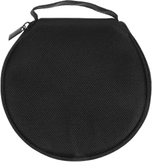 PRETYZOOM Small Cd Case Round Cd Storage Bag Capacity Holder for Cds Dvds Portable Zipper Design Ideal for Travel and Home Organization Compatible with Blank Cds