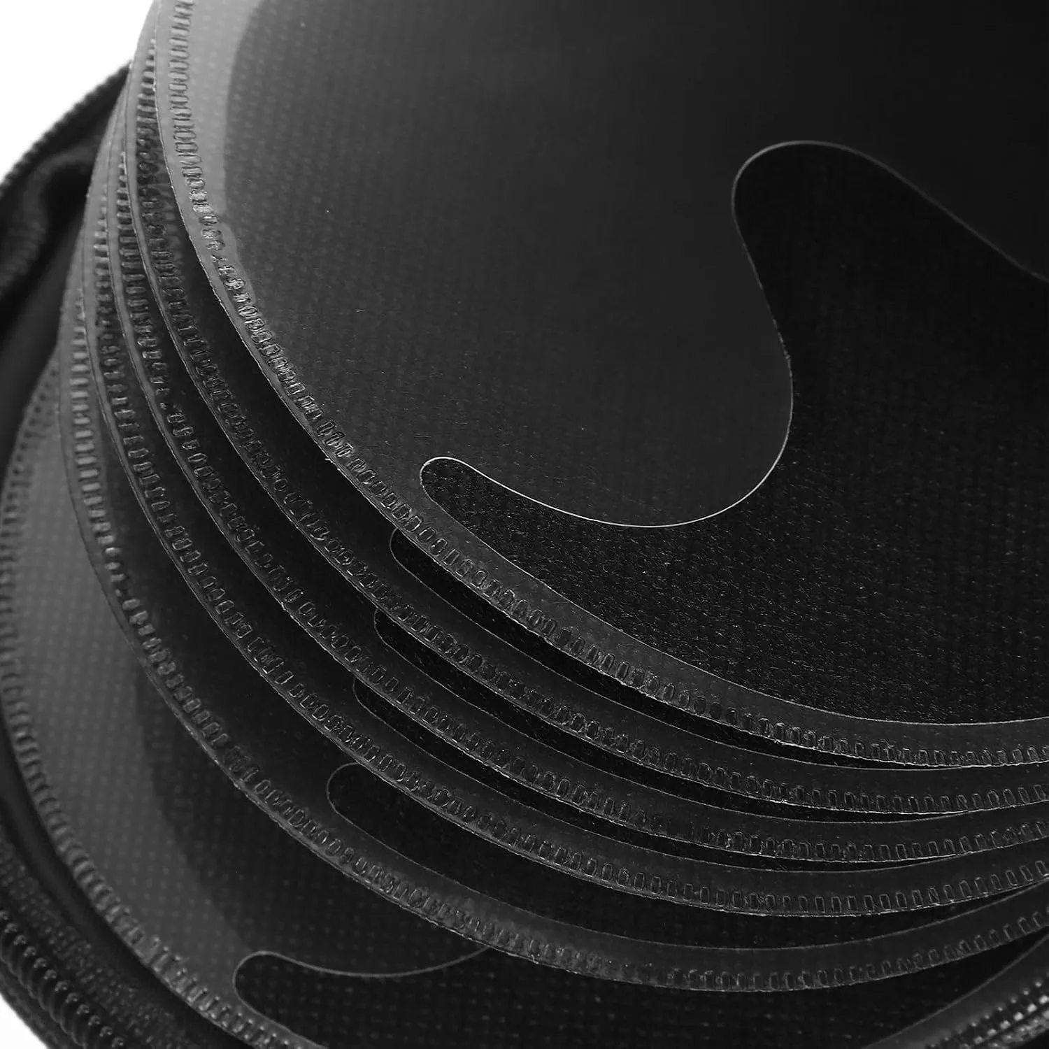 PRETYZOOM Small Cd Case Round Cd Storage Bag Capacity Holder for Cds Dvds Portable Zipper Design Ideal for Travel and Home Organization Compatible with Blank Cds