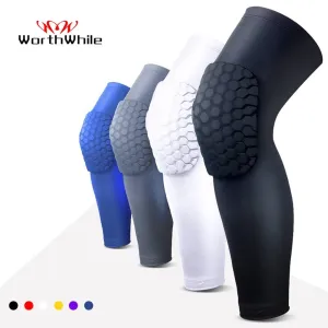 Protective Basketball Knee Pads with Honeycomb Foam Compression for Fitness and Performance