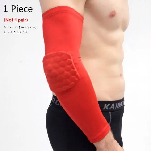 Protective Basketball Knee Pads with Honeycomb Foam Compression for Fitness and Performance