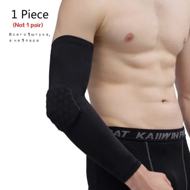 Protective Basketball Knee Pads with Honeycomb Foam Compression for Fitness and Performance