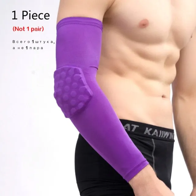 Protective Basketball Knee Pads with Honeycomb Foam Compression for Fitness and Performance