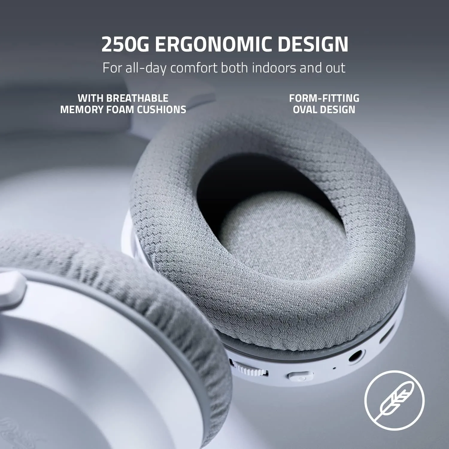 Razer Barracuda X Wireless Gaming & Mobile Headset (PC, PlayStation, Switch, Android, iOS): 2.4GHz Wireless   Bluetooth - Lightweight - 40mm Drivers - Detachable Mic - 50 Hr Battery - Mercury White