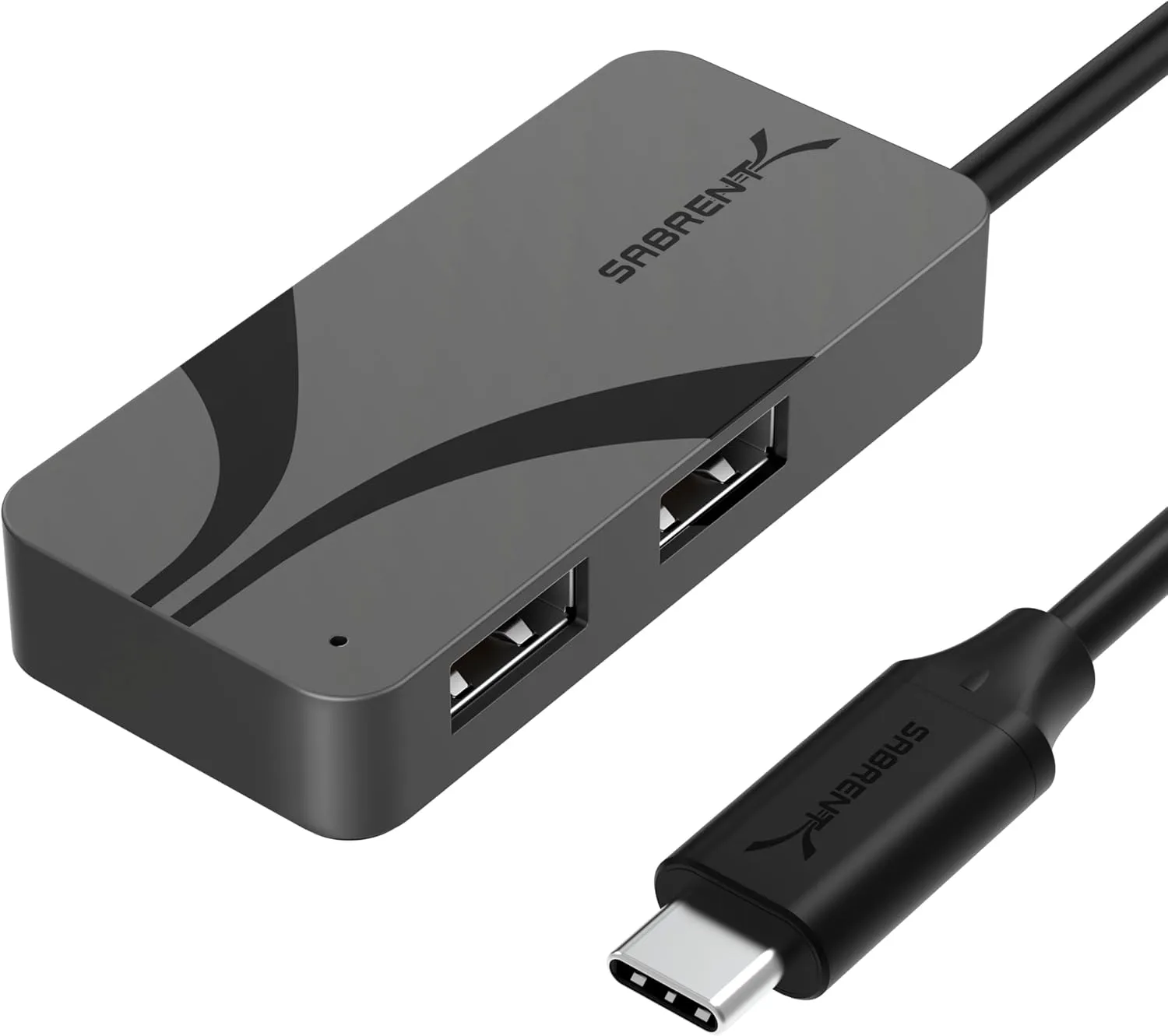 SABRENT USB-C Hub, 3-Port with 100W Power Delivery, 5Gbps USB-A & USB-C Ports, USB PD 3.0 for Laptops, Steam Deck, ROG Ally, Tablets, Phones (HB-C4WP)
