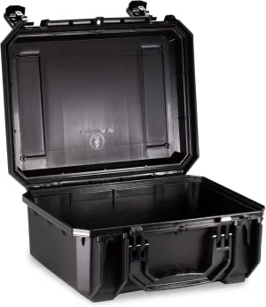 Seahorse 530 Heavy Duty Protective Dry Box Case Without Foam - TSA Approved/Mil Spec / IP67 Waterproof/USA Made for Cameras, Action Cameras, Firearms, Camping, Kayaks (Black)