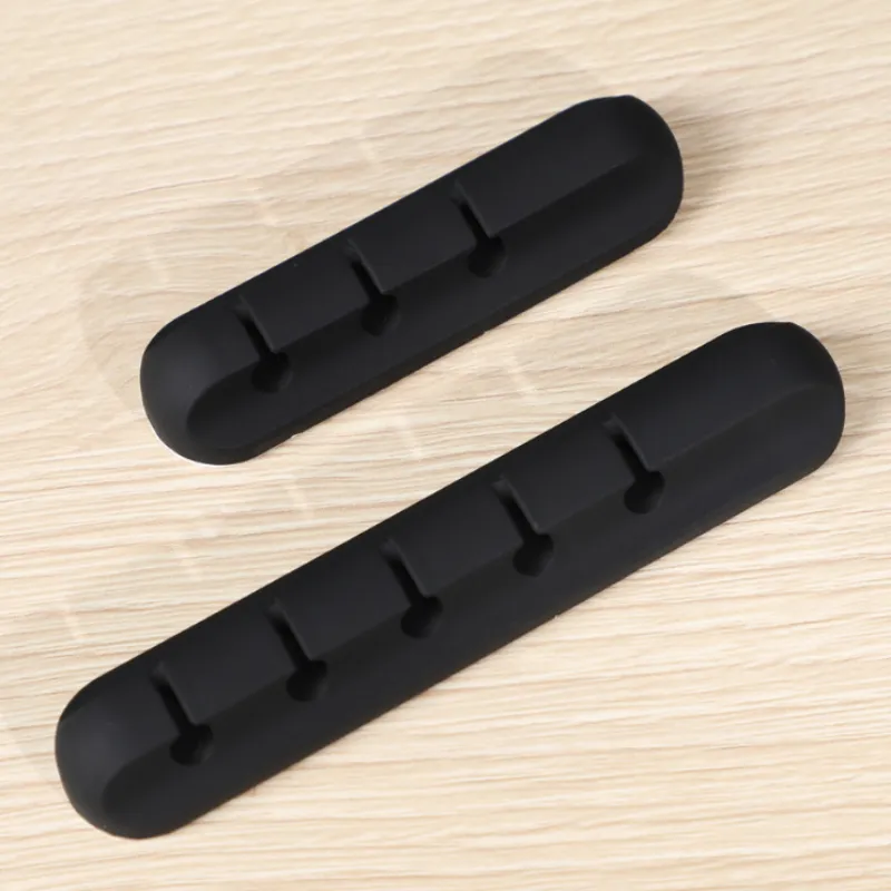 Sleek Silicone Storage Cable Management Cable Clamp