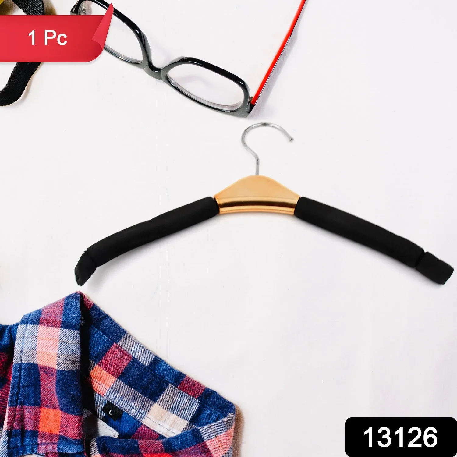 Solid Sponge Hanger Non-Slip Hanger Home No Trace Clothes Hanging Pants Clip Clothing Store Hangers,Clothes Hanger for Closet Wedding Dress Women, Men, Children Clothing (1 Pc)
