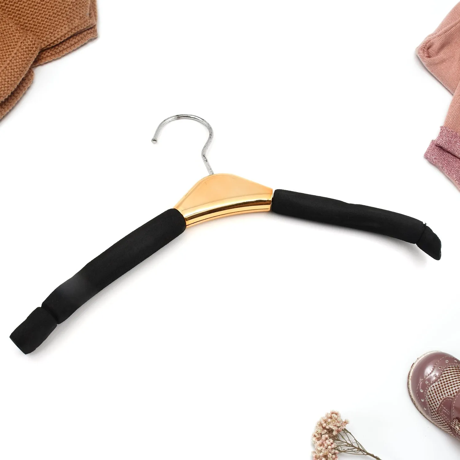 Solid Sponge Hanger Non-Slip Hanger Home No Trace Clothes Hanging Pants Clip Clothing Store Hangers,Clothes Hanger for Closet Wedding Dress Women, Men, Children Clothing (1 Pc)