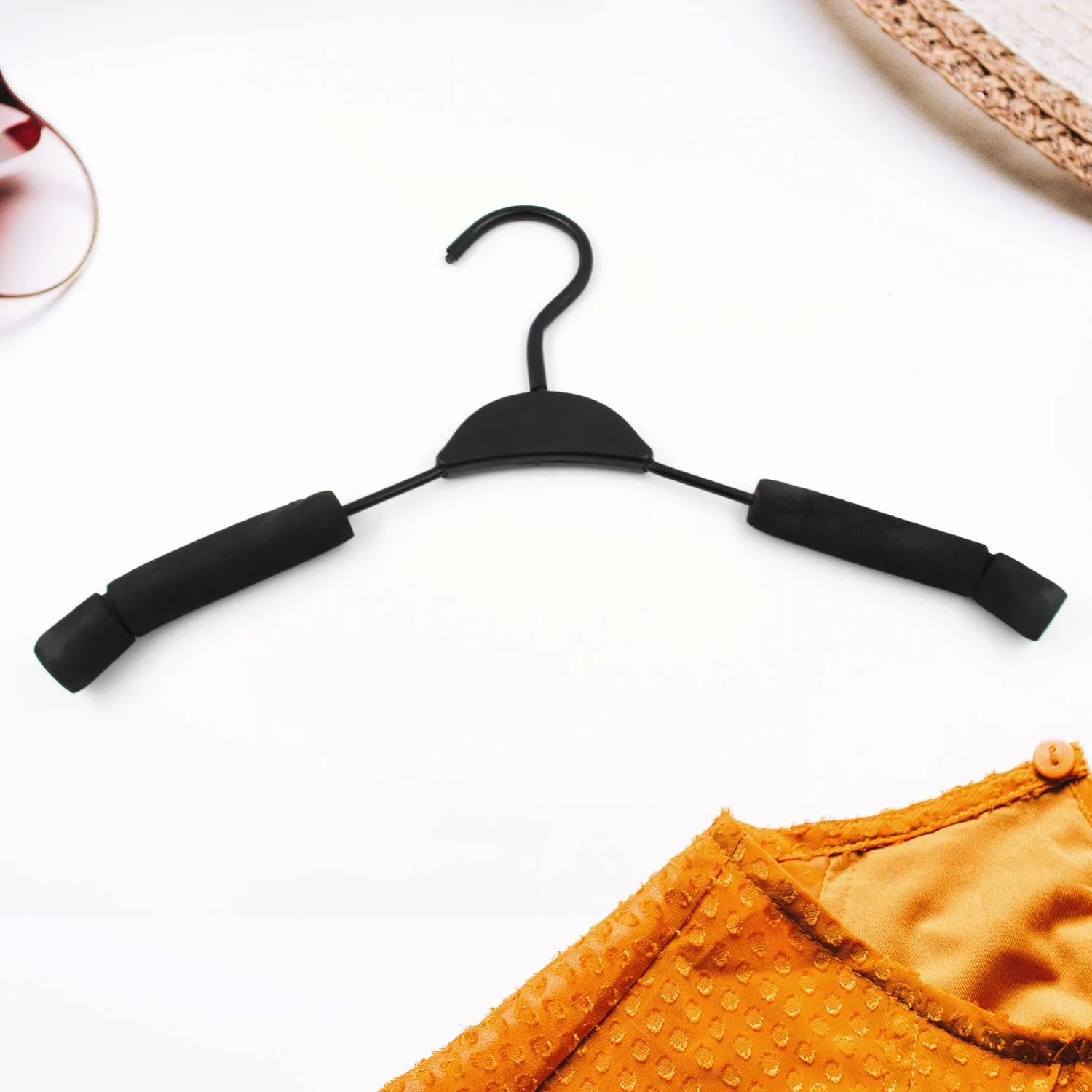 Solid Sponge Hanger Non-Slip Hanger Home No Trace Clothes Hanging Pants Clip Clothing Store Hangers,Clothes Hanger for Closet Wedding Dress Women, Men, Children Clothing (1 pcs)