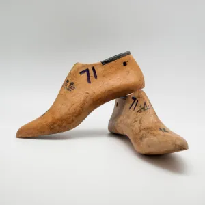 Sophistiqu Vintage Folk Art Wooden Shoe Mould