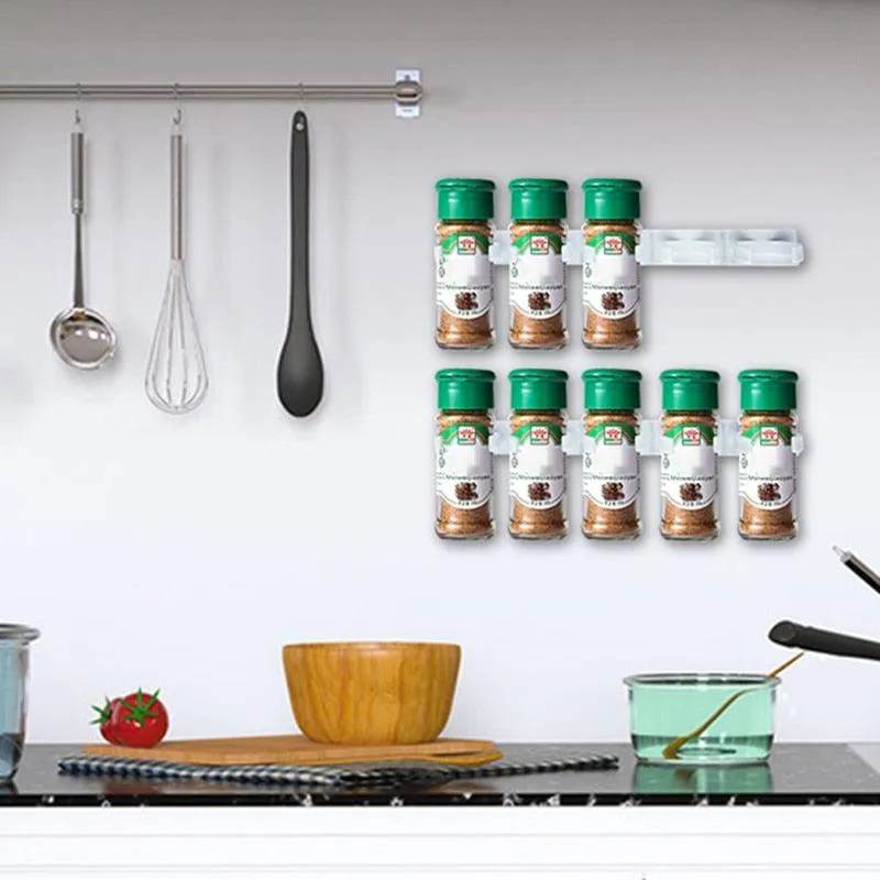 Spice Rack Wall Mount Kitchen Organizer