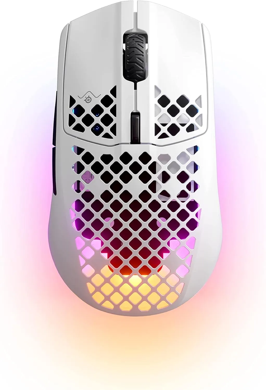 SteelSeries Aerox 3 Wireless - Super Light Gaming Mouse, 18,000 CPI TrueMove Air Optical Sensor, Bluetooth Cordless/Wireless PC Gaming Mice for Computer and Laptop, Water Resistant, Snow (Renewed)